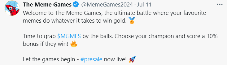 MGMES Tweet