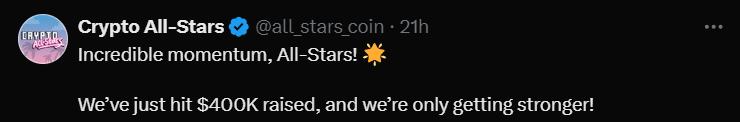 STARS Tweet