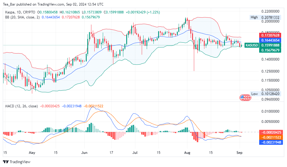 Kaspa (KAS) Price Analysis for Today, September 2 – KAS Technical Analysis