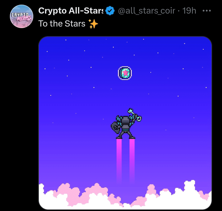 Crypto All-Stars tweet