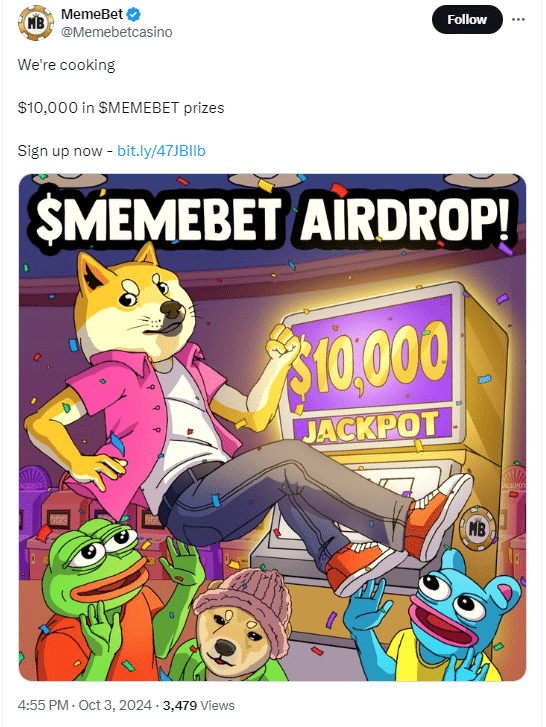 MEMEBET Tweet